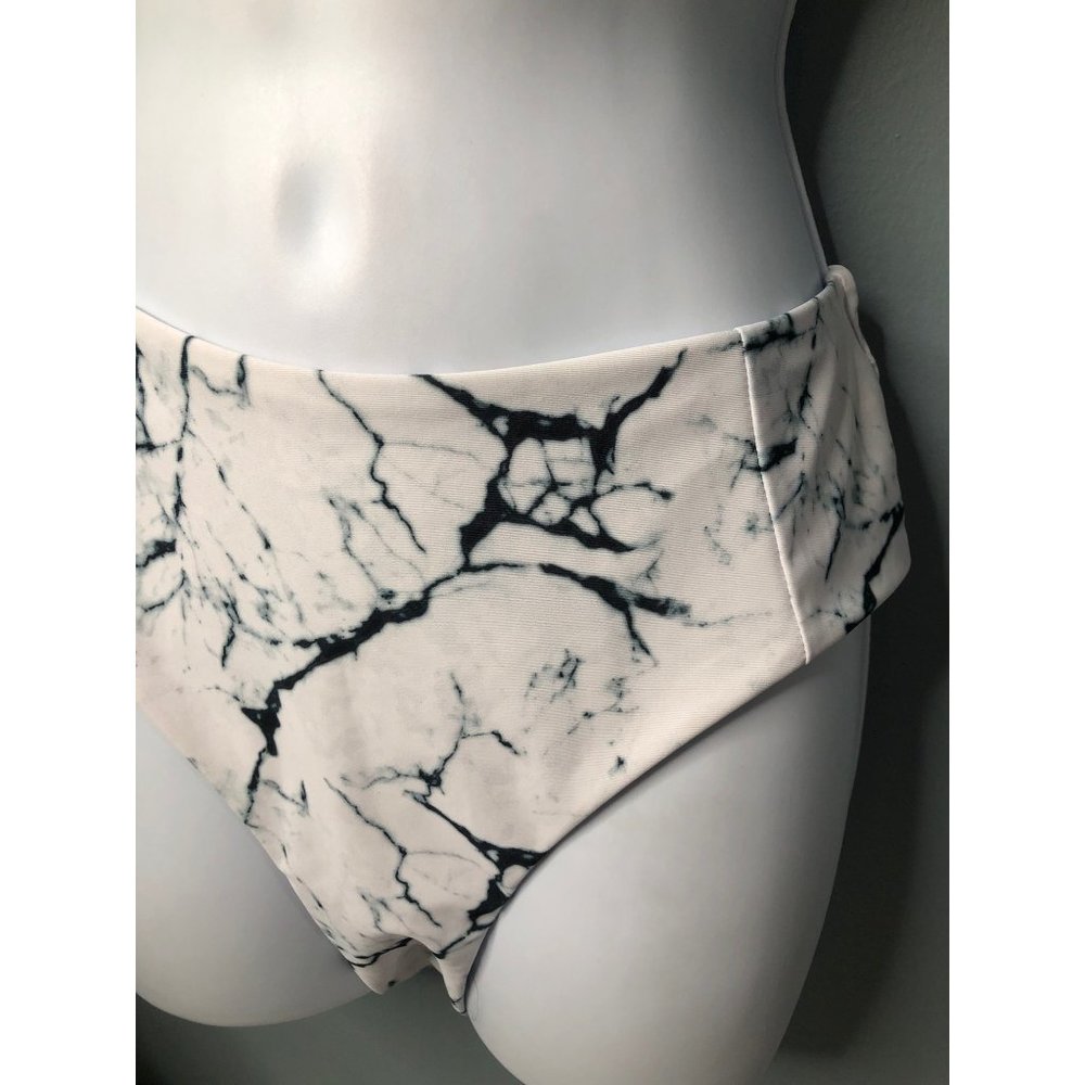Zaful Bikini set like new Black and white marble small 4 - Picture 3 of 10